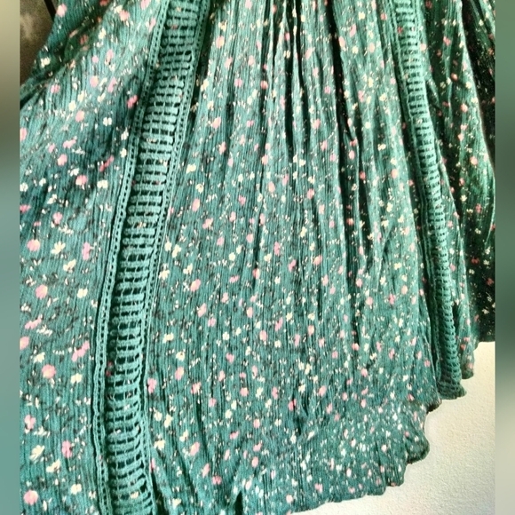 Knox Rose teal floral dress - Picture 4 of 5